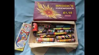 Vintage Brocks &pound;1.15  Fireworks Box