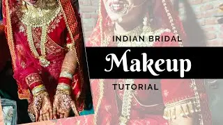 इस वीडियो में देखिए हमारी प्यारी दुल्हन को कैसे दिया गया पार्लर में एक खूबसूरत देसी ब्राइडल लुक 💖🖌️