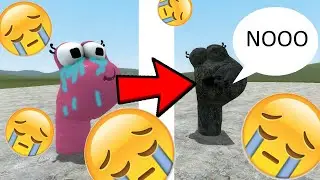 I TURNED ALL ALPHABET LORE INTO A STONE! IN ( Garry`s Mod )