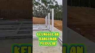 Keunggulan bangunan sistem modular!! cepat dan praktis!!! #fyp #duniakonstruksi