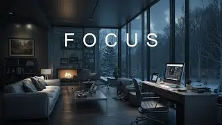 January Deep Work Music ~ Winter Focus & Productive Ambient Soundscape Study Vibes Music
