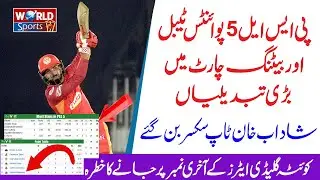 Shadab Khan becomes Top sixer | Big changes on PSL 2020 Points Table | Top batsmen and bowlers