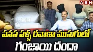 పనస పళ్ళ రవాణా ముసుగులో గంజాయి దందా | Ganja Gang Arrest In Hyderabad | ABN