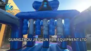 🏆 EXTREME Inflatable Obstacle Course! Ultimate Ninja Warrior Challenge for Kids & Adults 🌟