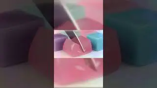 ASMR 14 💖 Soft Cube Paradise &mdash; Slow Relaxing ASMR Cutting 💤✨