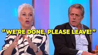 Hugh Grant Kicked Off Loose Women After Heated Confrontation With Denise Welch