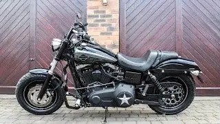 Harley Davidson Fat Bob - Stage 2 SE204 Cams - Custom Fat Bob - GoPro Hero 4 - 2015 2016