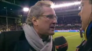 Fotboll EM-kval : Sverige vs Holland : Intervju med Erik Hamr&eacute;n (2011-10-11)