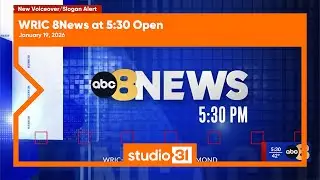 WRIC 8News at 5:30 Open, 1/19/2026 (New Voiceover/Slogan)