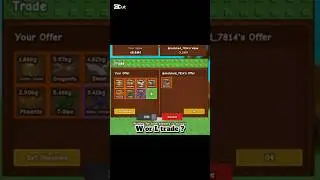 W or L trade ? #roblox #growagarden #shorts