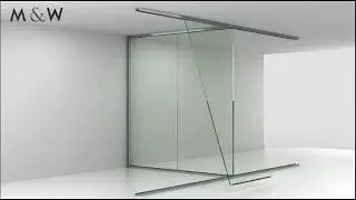 T-shaped Glass Connecting With Glass Installation Video
