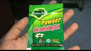 GreenLeaf Powder Cockroach Killing Bait Roach Insect Killer unboxing and review 2021 | MAE CAN