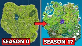 All Fortnite Map Changes in 3 Minutes... (Season 0 - Season 17)