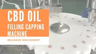 CBD oil filling and capping machine monoblock, glass dropper bottle RVF filling machine | RELIANCE