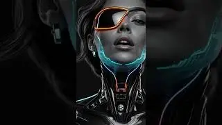 #Cyborg#cyborgart#neon#tokenvoid