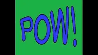 pow 1  green screen action words green screen prophets red brick road comics