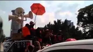 Scenes at the anti-GST rally -Part 1