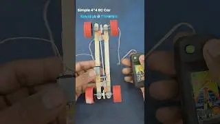 DIY 4WD RC Car Making Using Plastic Gear | 4x4 RC Monster #shorts #rc #rccar