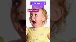 Day 9 of 50 synonyms✨😍 synonyms of excited #english #learnwithme #ssc #trending