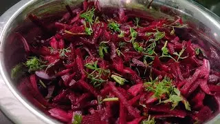ತುಂಬಾ ಸುಲಭ ಹಾಗೂ ರುಚಿಕರ ಬೀಟ್ರೂಟ್ ಸಲಾಡ್ !! Easy and Tasty Beetroot Salad