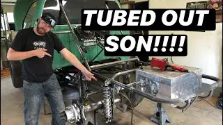 TRIPLE TURBO 12V CUMMINS gets a NEW LIGHTWEIGHT TUBE BACK HALF AND 4 LINK!  (Actually a 3/4 frame!)