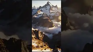Epic Landscape in Fog | Dramatic Scenery & Cinematic Atmosphere #shorts #epiclandscape #foggyvalley