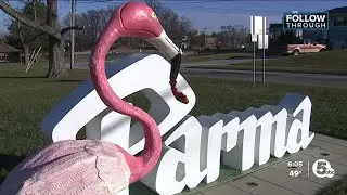 There is finally a giant pink flamingo statute in Parma