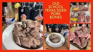 The Largest Pork Neck Bones Ever/SUNDAY DINNER IDEA/OLD SCHOOL TEXAS SIZED  PORK  NECK BONES
