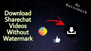 How to download sharechat videos without watermark🤩|Easy way👍|Link in description👇|AT WORLD 2.O 📱
