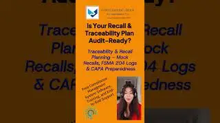 Is Your Recall & Traceability Plan Audit Ready?