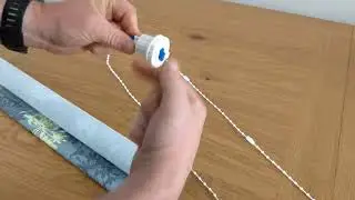 Roller blind chain installation