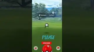 UNOWN-R 😀😀✨ very rare #pokemongo  #shorts