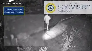 When Trespassers Are Detected: Virtual Guards Respond in Real Time