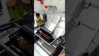 Manual Sheet Labeling Machine | Manual labeling machine #stickerlabeling #roundlabeling #labeling