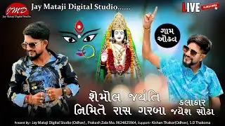 જયેશ સોઢા /ઓઢવ ગામ / શેમોલ જયંતિ નિમિત્તે રાસ ગરબા/ live 2026