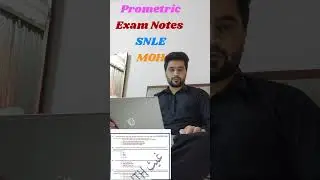 Prometric Exam Notes & MCQs.