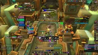 +27 Atal'Dazar | 10.2 M+ | Demo Lock | Naked Tyrant Build 280k overall. Left side baits!