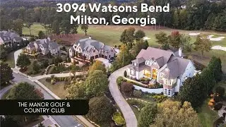 Luxury Mansion Tour: 6-Bedroom Estate in The Manor Golf & Country Club - Milton, GA
