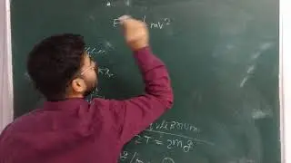Energy method to find time period in SHM.