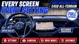 Mercedes-Benz E450 All-Terrain 2025 года — каждый экран, каждая настройка
