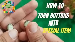 how to make button jewelry