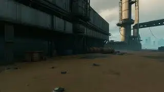 8K HDR Post-Apocalyptic Wasteland Skybox: Ruined City & Dystopian Landscape VR Skybox