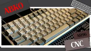 [Keyboard Review] ABKO AR96, CNC, typing, Cherry MX Black, 체리 흑축, 윤활, 필름