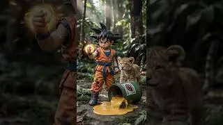 Dragon ball Z daima kid Goku's son saw hybrid animal #goku  #sadstory  #dragonball  #hybridanimals