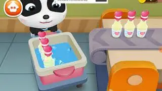 BabyBus, Baby Panda's juice shop Gameplay