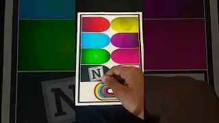 Какой ваш любимый цвет буквы N? #шорты #цвета #живопись #сделайсам #учисьснами &lrm;@learnwithus13