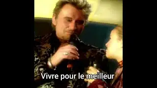 Johnny Hallyday/Sonia Lacen  Vivre pour le meilleur (live)  2000 (version originale)