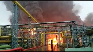 Fire at Mumbai Oil and Natural Gas Corporation (ONGC) plant