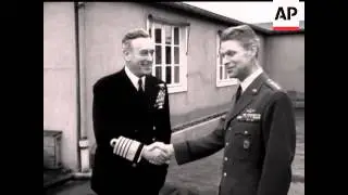 GENERAL LAURIS NORSTAD AND LORD LOUIS MOUNTBATTEN - NO SOUND