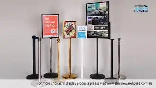 A1 Black Poster Display Stand